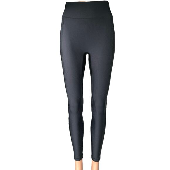 All Access Women's Black Mid Rise Yoga Workout Athletic Leggings Pants Size S - Picture 1 of 4